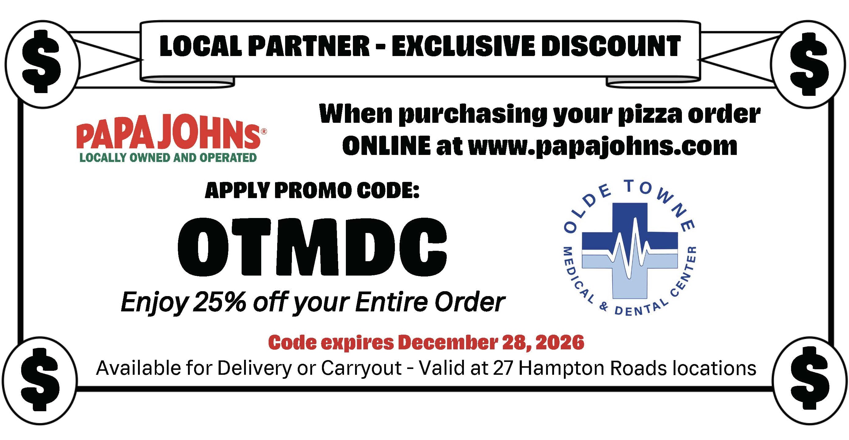 Use Code: OTMDC for 25% OFF
