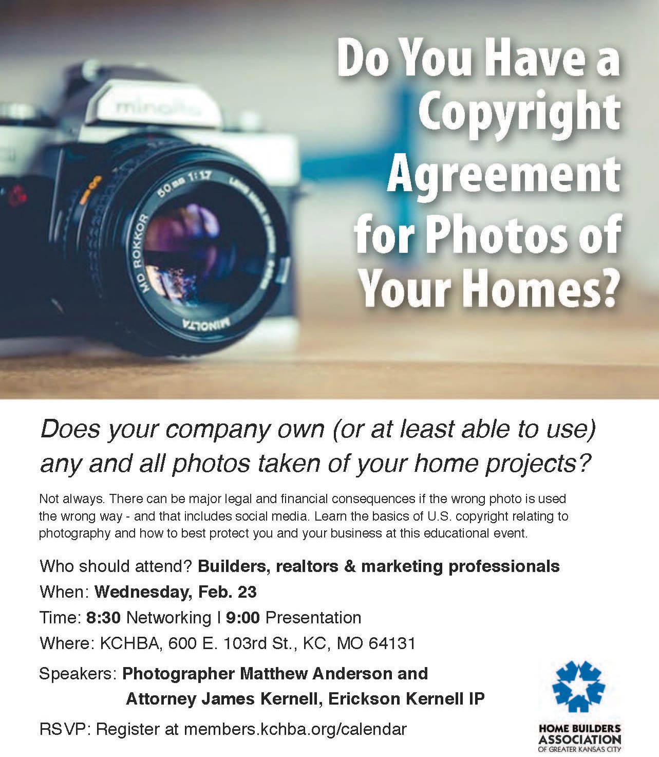 Do You Have a Copyright Agreement for Photos of Your Homes? Home