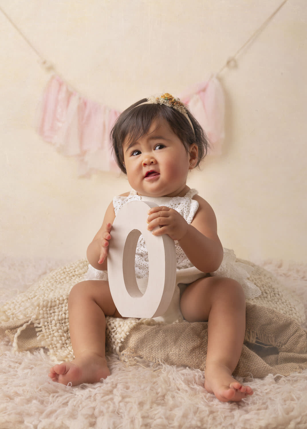 Girl First Birthday Portrait