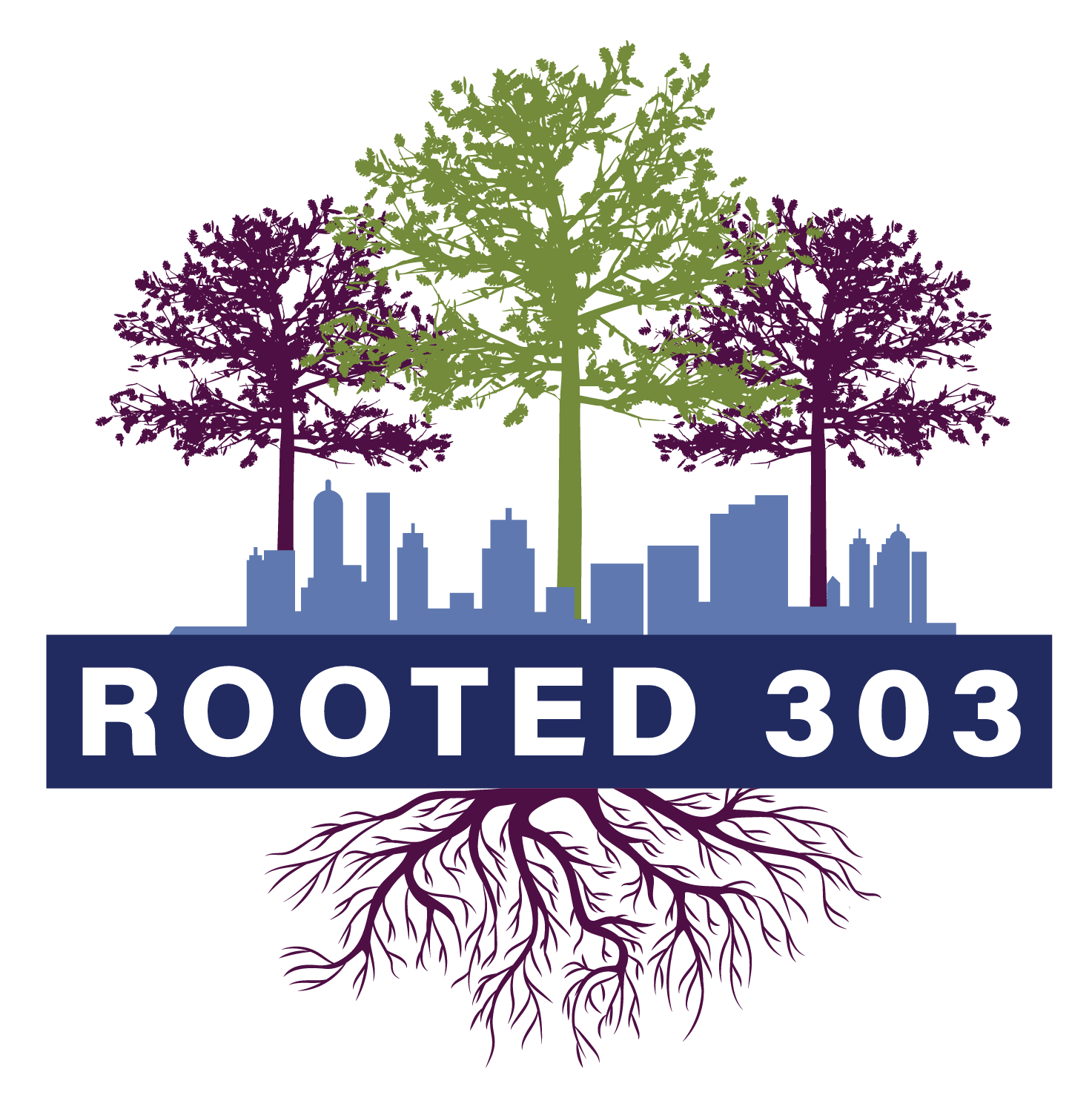 Rooted 303 logo