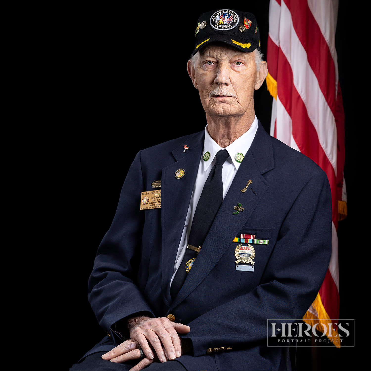 Portrait of veteran Allen Henderson