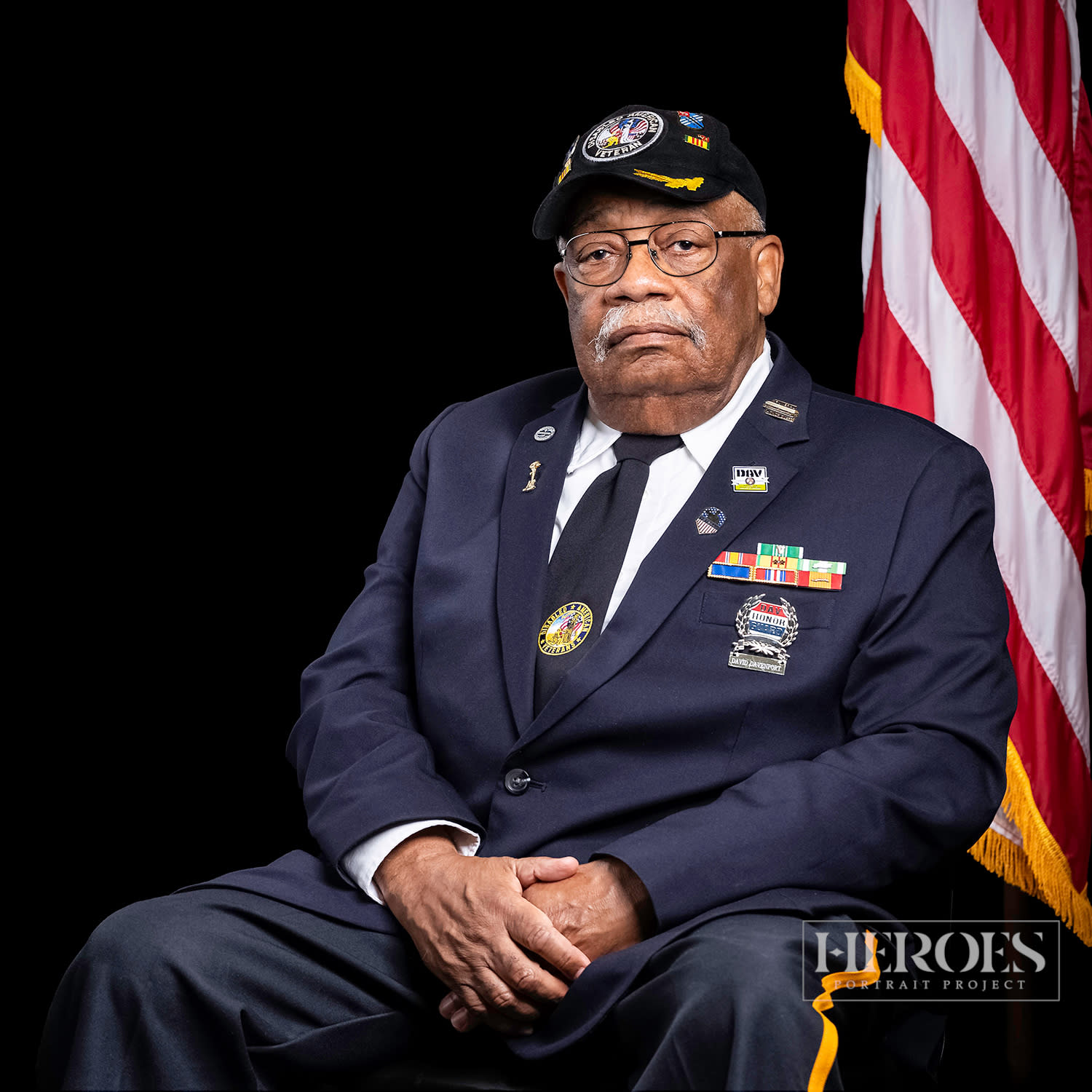 Portrait of Vietnam Veteran David Davenport