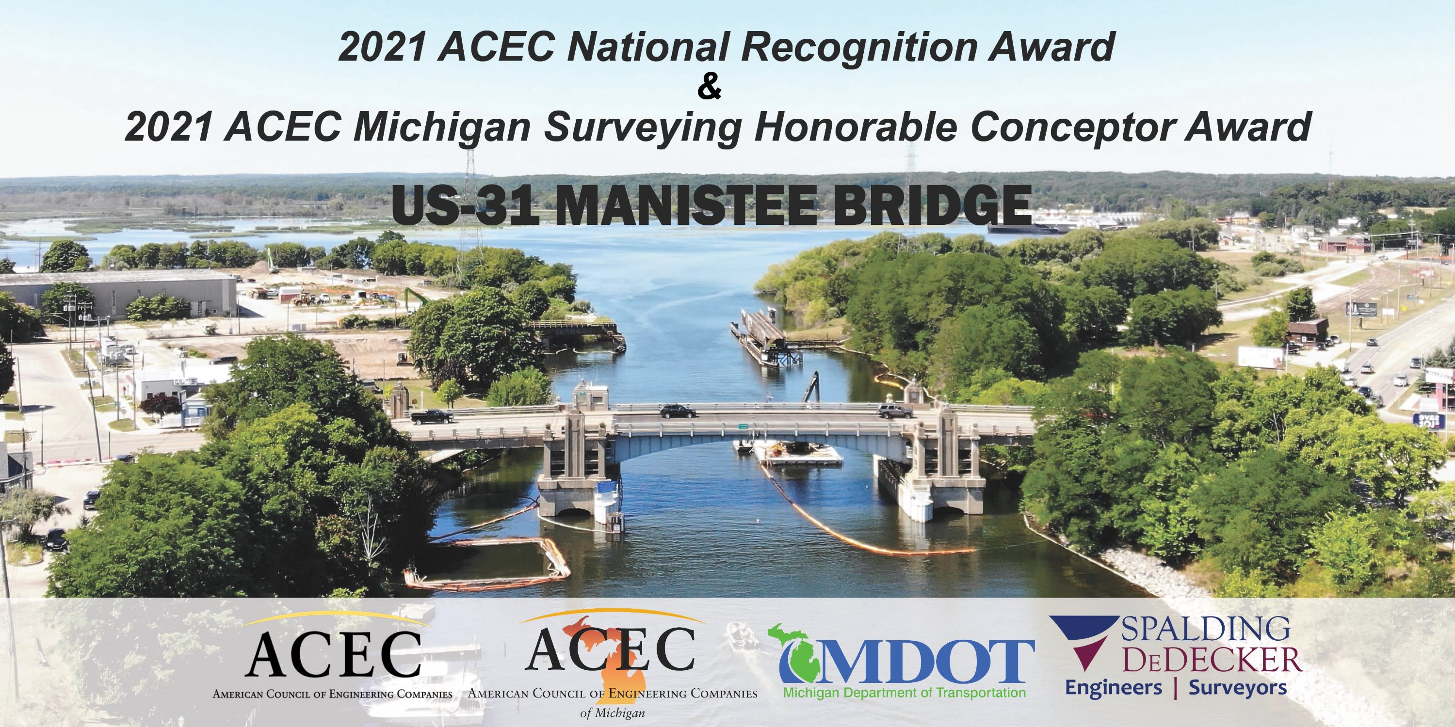 Award winning survey and mapping project in Manistee, MI