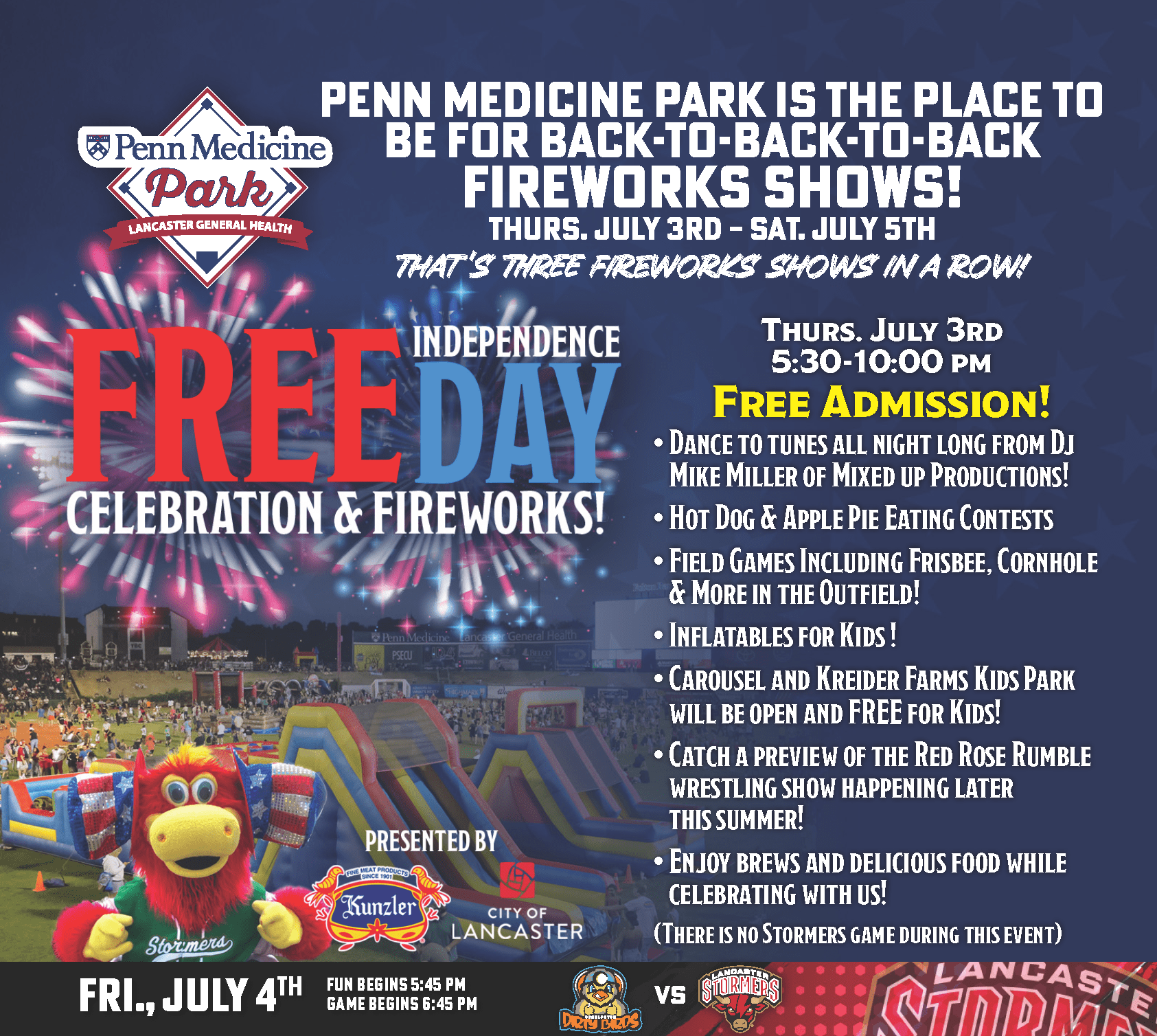 Independence Day Celebration & Fireworks Banner
