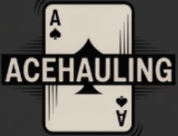 Truck & team from Ace Hauling & Junk Removal loading debris & household items for professional junk removal services.