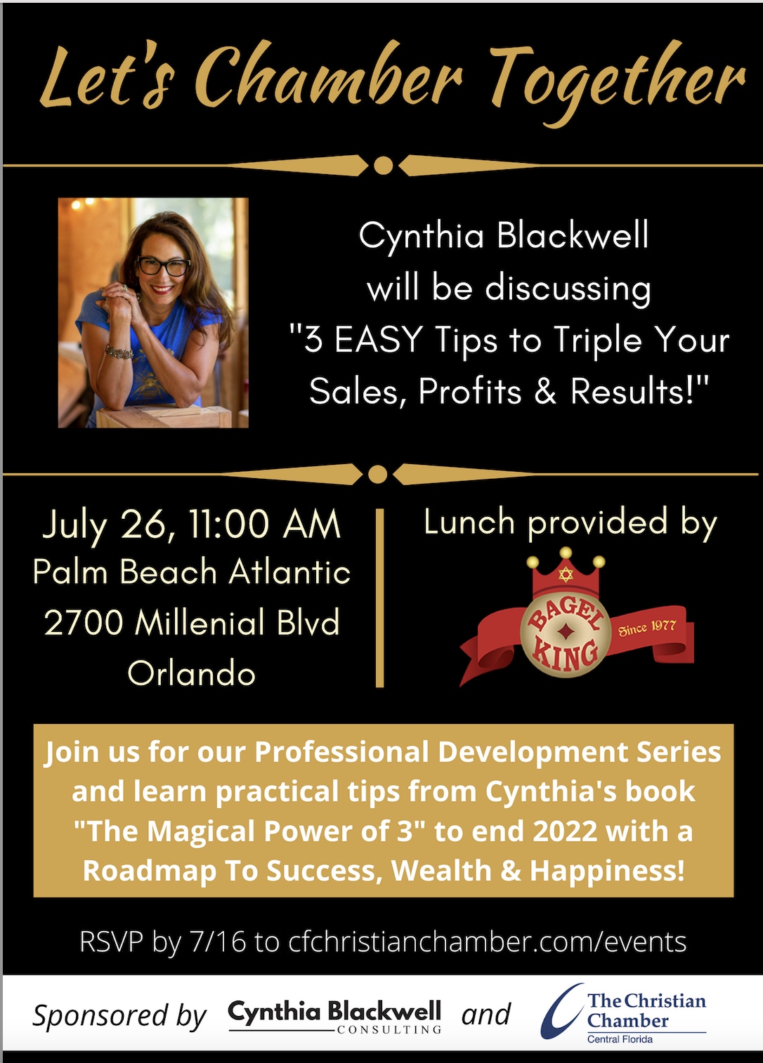 Cynthia Blackwell Consulting, Central Florida Christian Chamber of Commerce