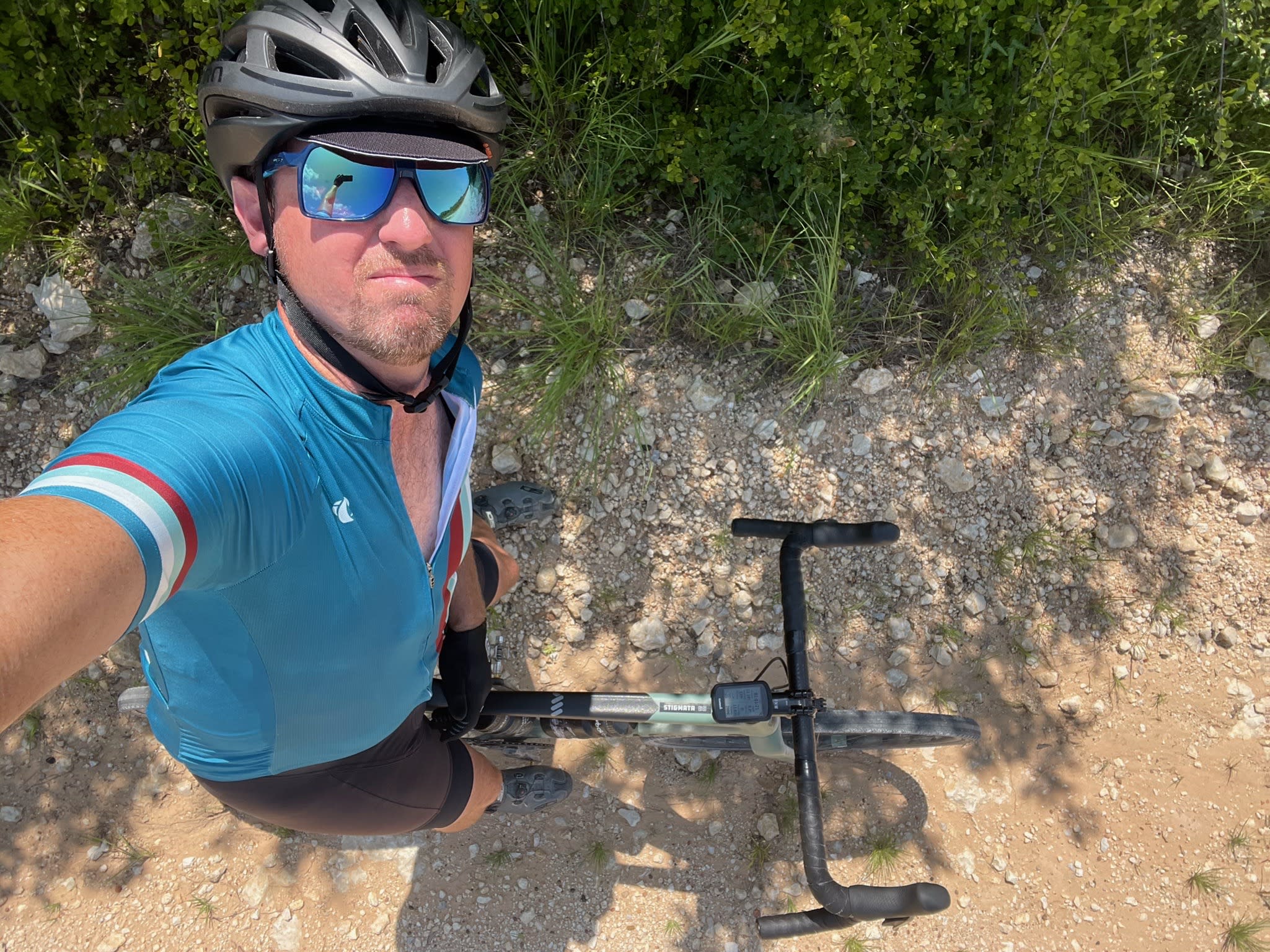 man on bicycle
