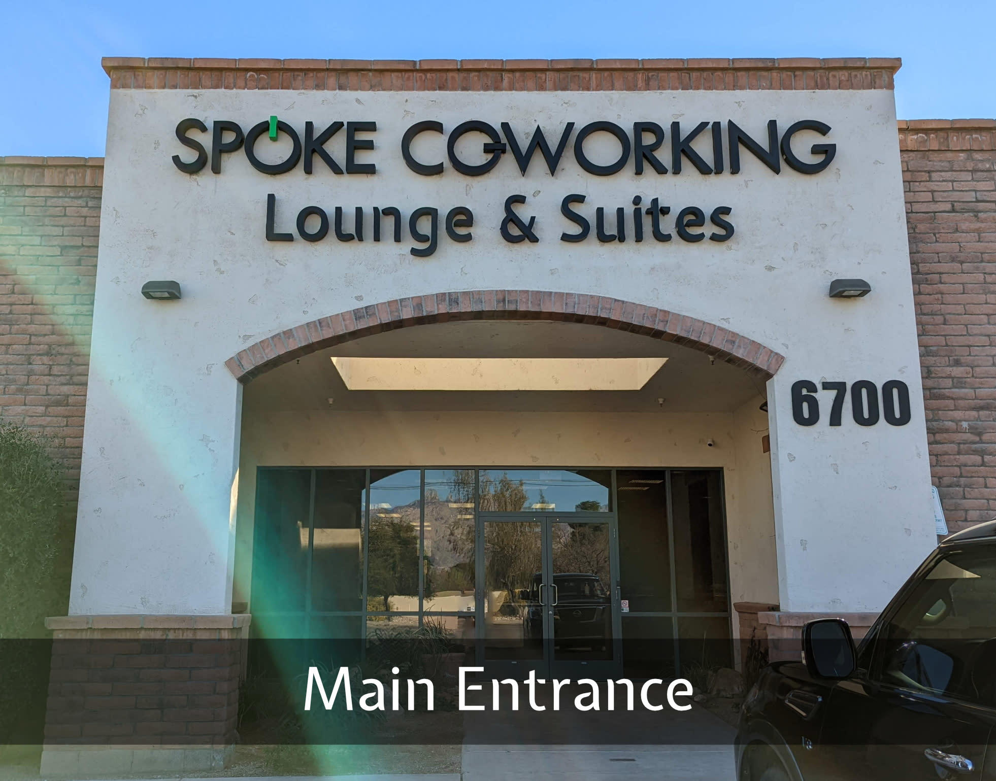 Spoke Coworking Tucson Main Entrance Outside