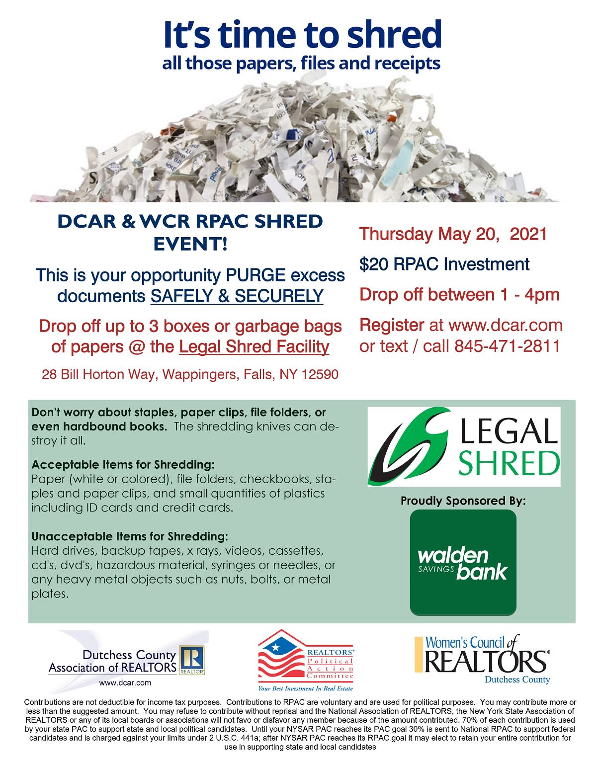 york county shred event