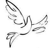 Harris Funeral Home Dove Logo