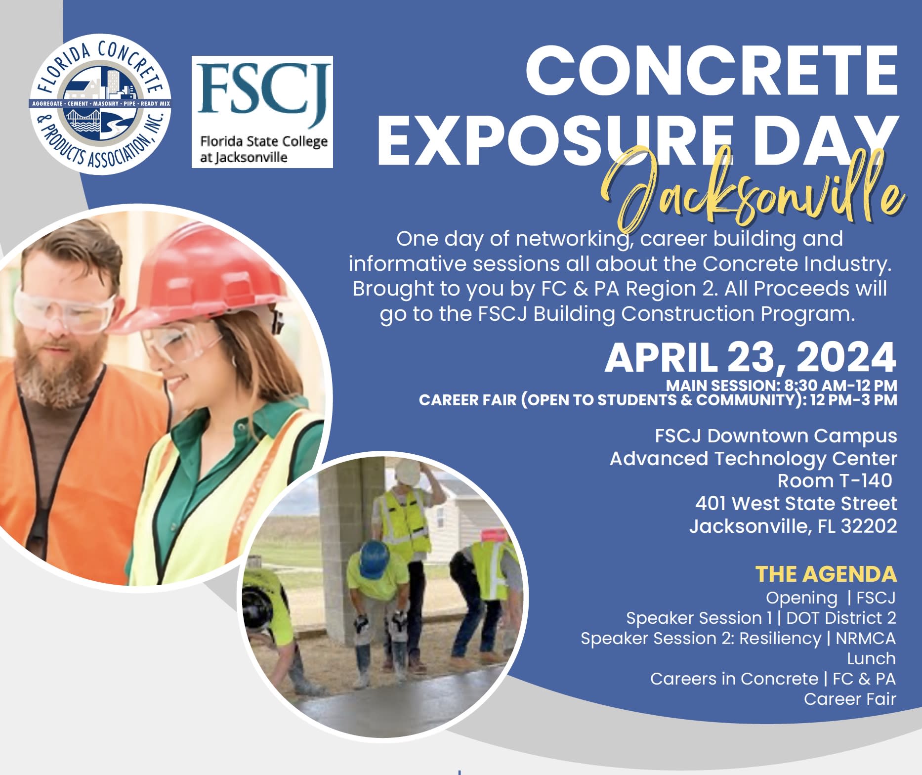 FSCJ Concrete Exposure Day Jacksonville