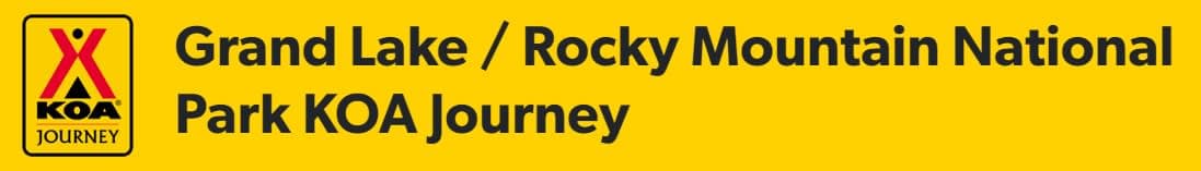Grand Lake Rocky Mountain National Park KOA Journey logo