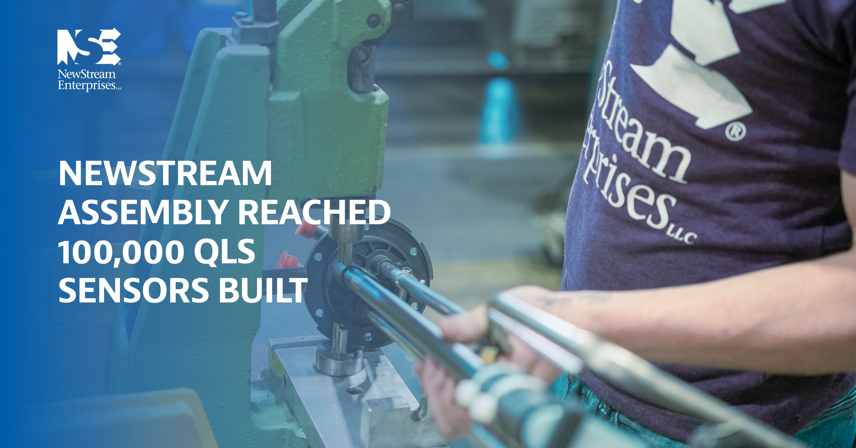 NEWSTREAM ASSEMBLY TEAM REACHED 100,000 QLS SENSORS BUILT