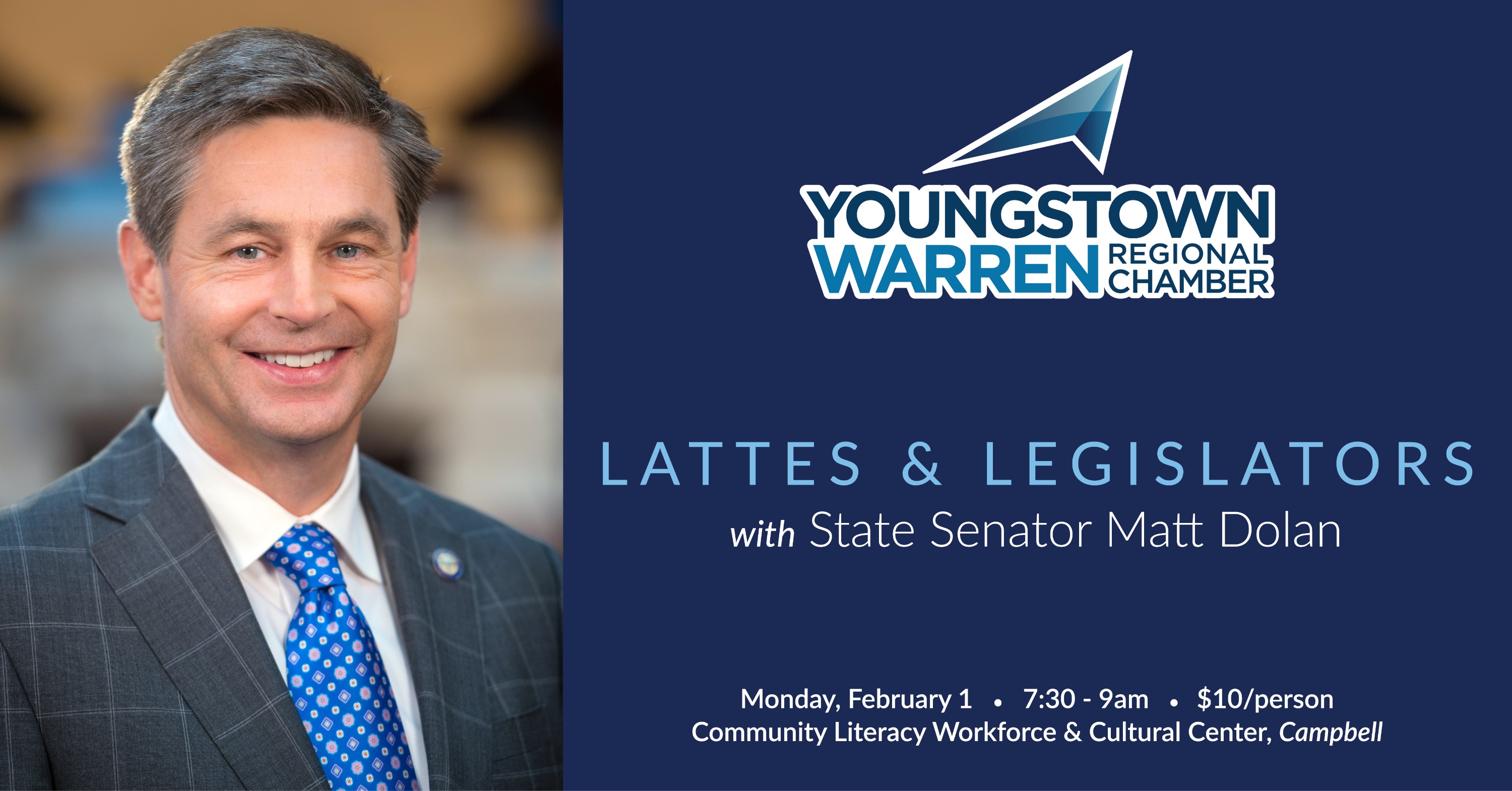 Lattes with Senator Dolan