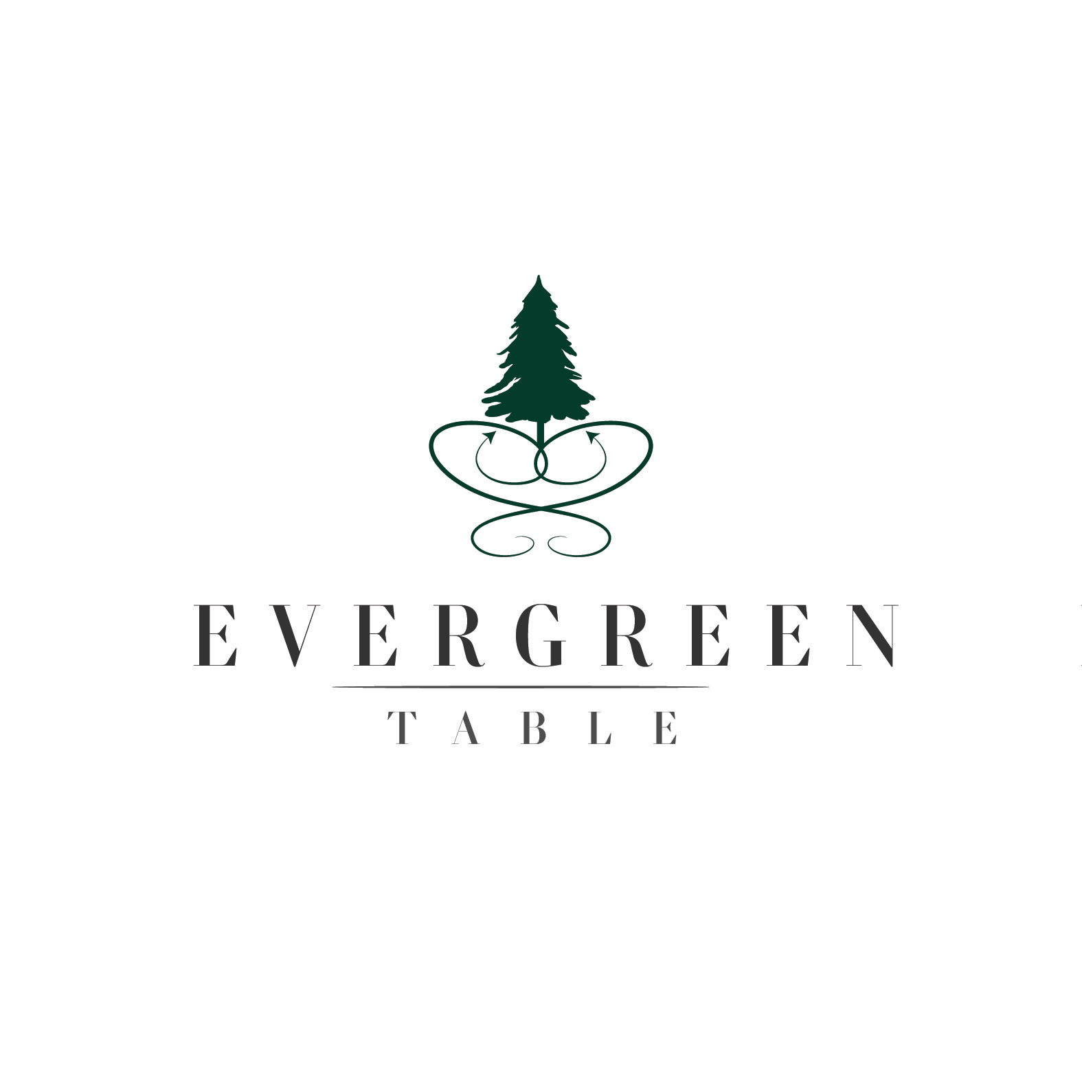 Evergreen Table logo design