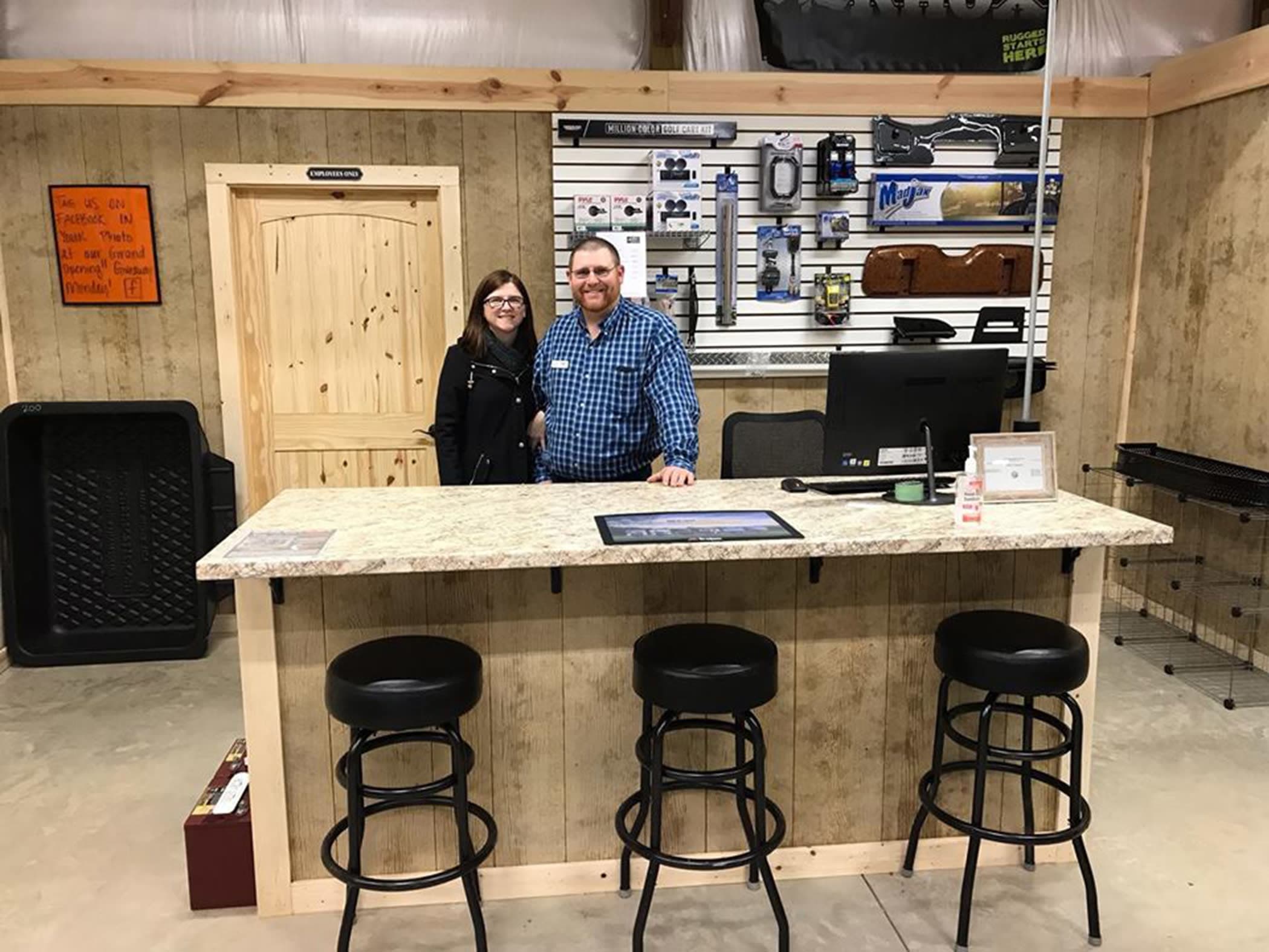 Casey and Stephanie Allison, Co-Owners of Allison Golf Cars