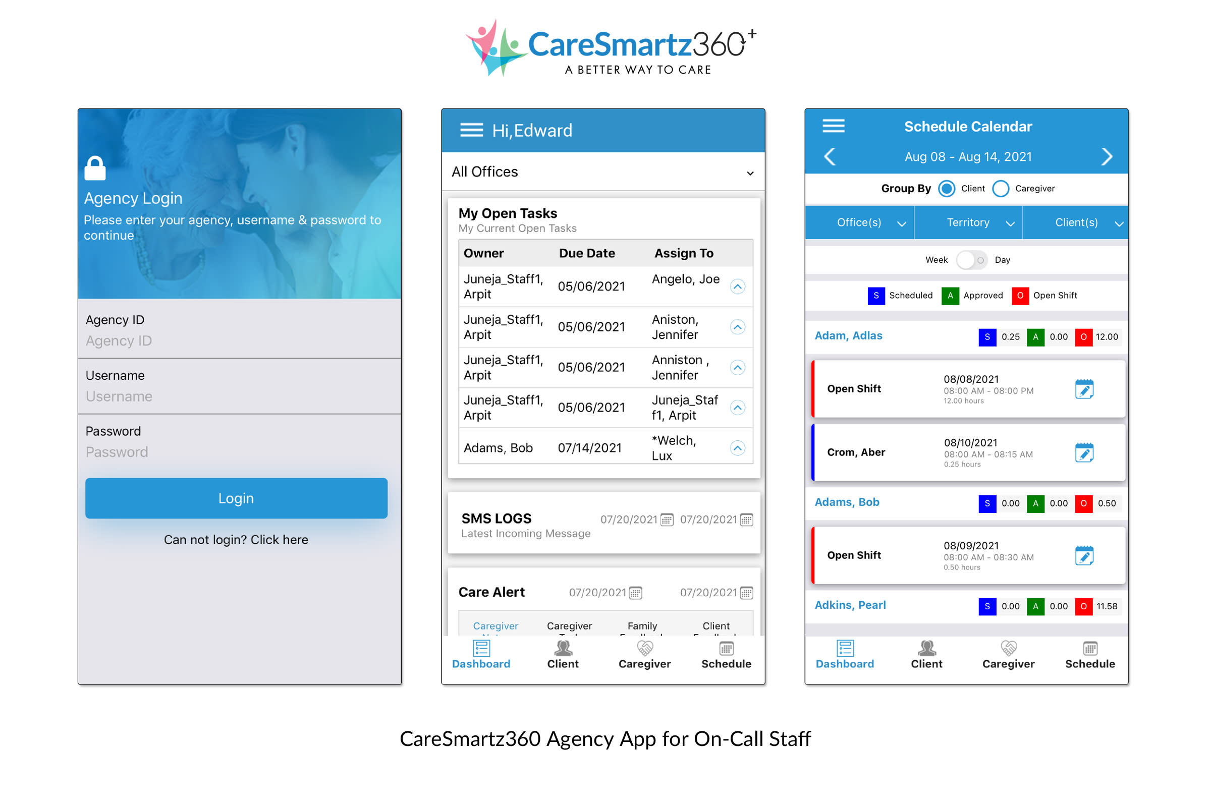 Home Care Mobile App - CareSmartz360