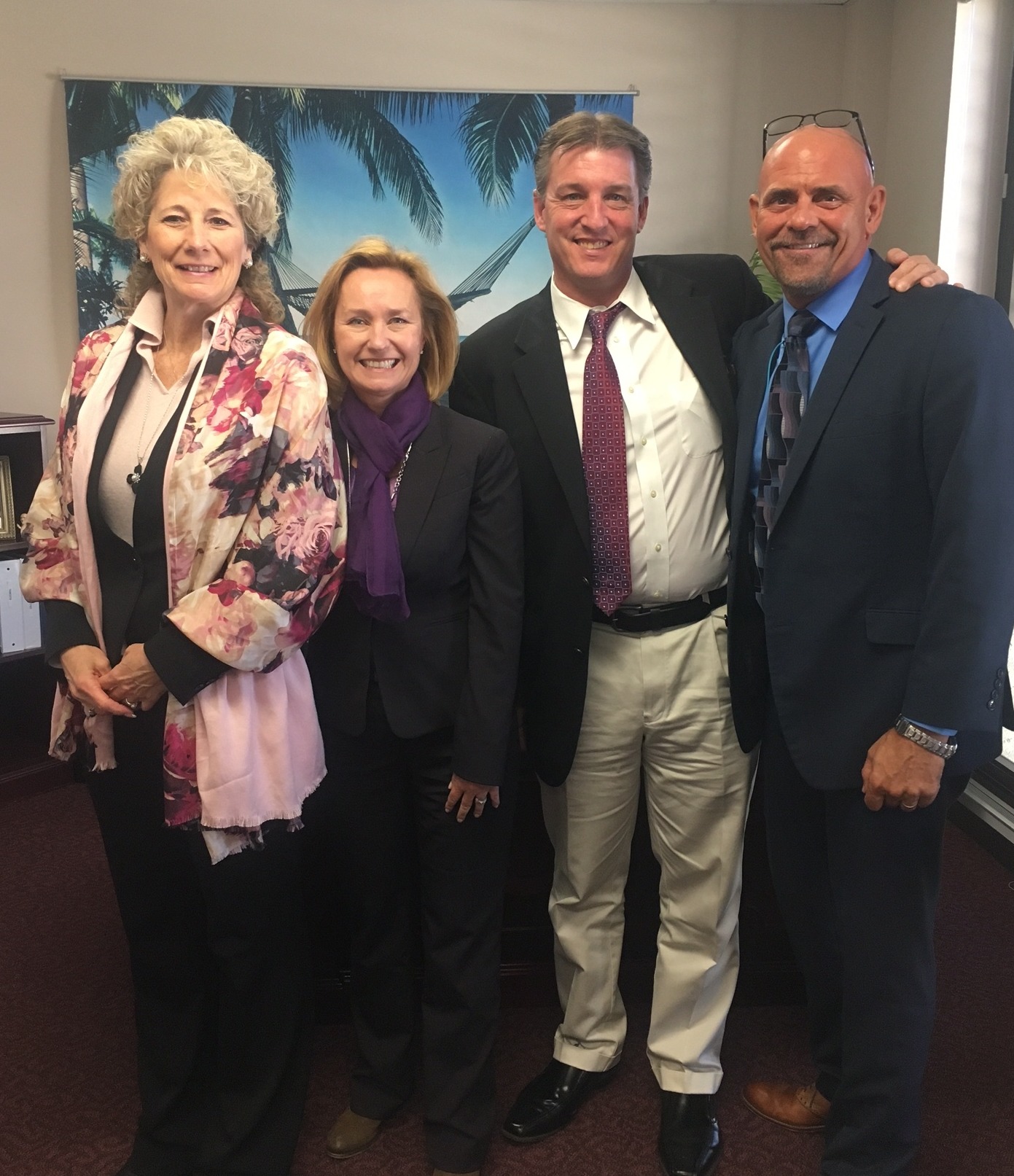 Home Care Day advocates with Representative MaryLynn Magar (second from left)