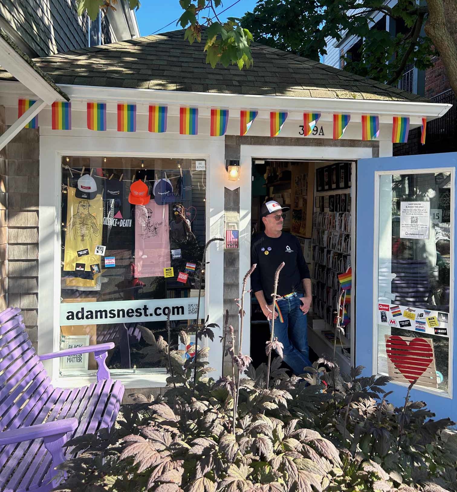 Adam Singer at Adam's Nest in Provincetown