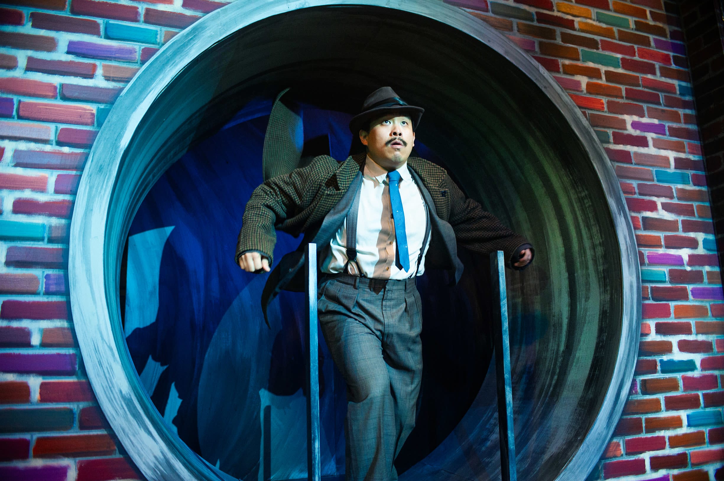 San Francisco Playhouse continues its season with “The 39 Steps,” staring Phil Wong as action hero Richard Hannay