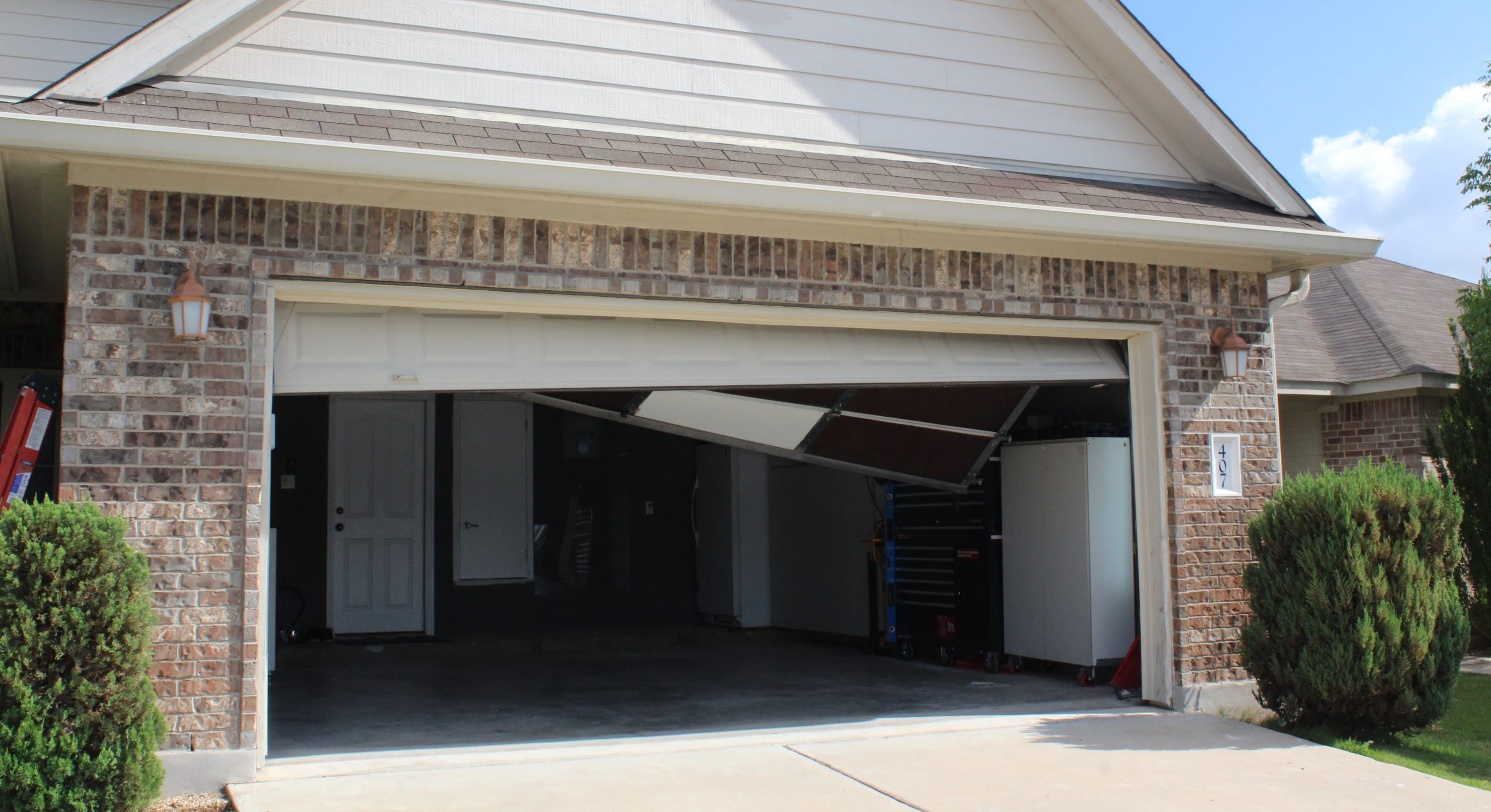 Garage Door Repair - Garage Door Off Tracks