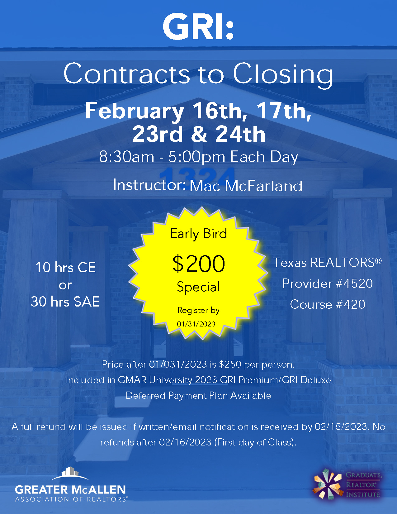 GRI Contracts To Closing 4 Day Course February 16th 17th 23rd gri-contracts-to-closing-4-day-course-february-16th-17th-23rd