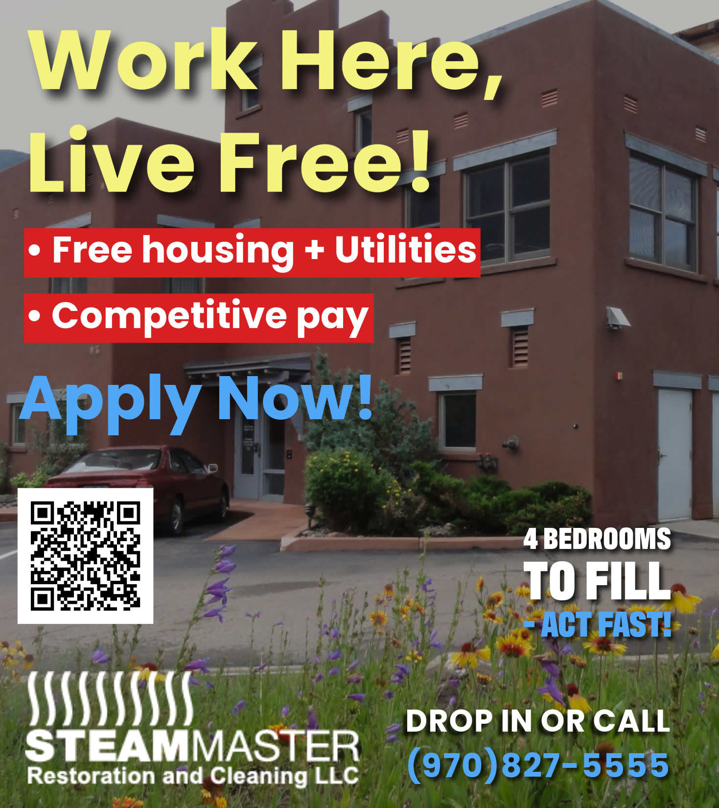 Hiring Technicians at SteamMaster - Free Housing