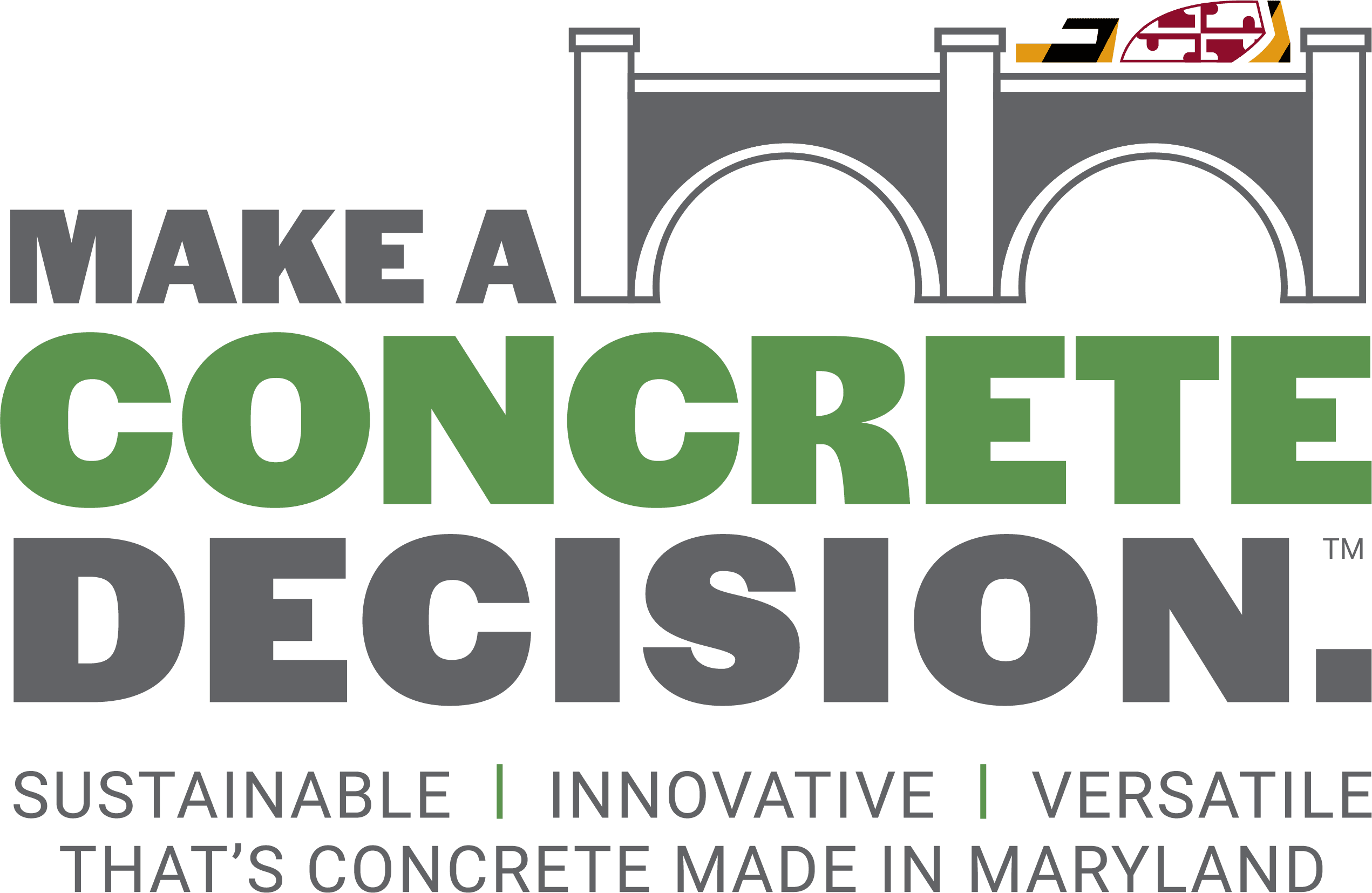 MAKE A CONCRETE DECISION.™️ Bridge Logo