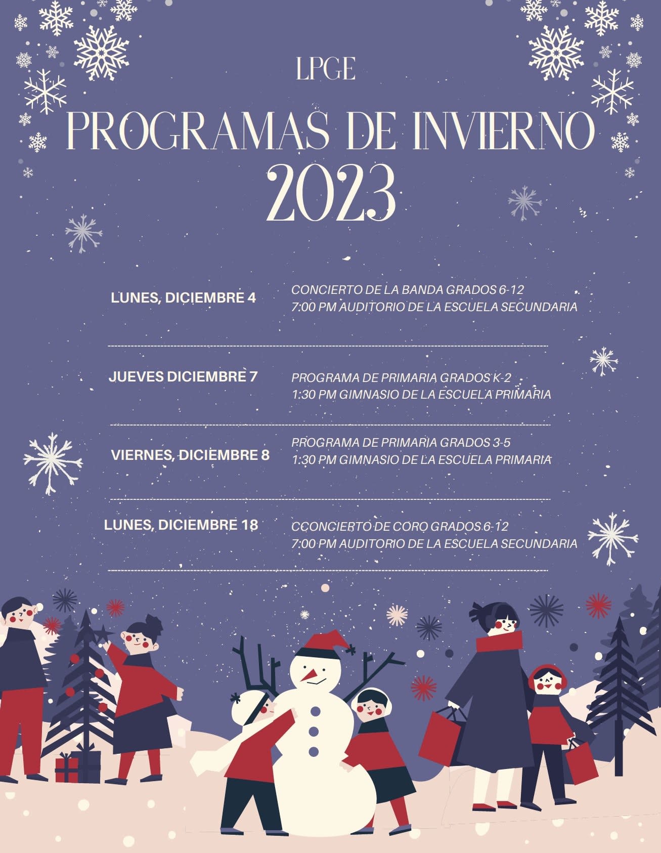 LPGE Holiday Choir Concert default Long Prairie Area Chamber of