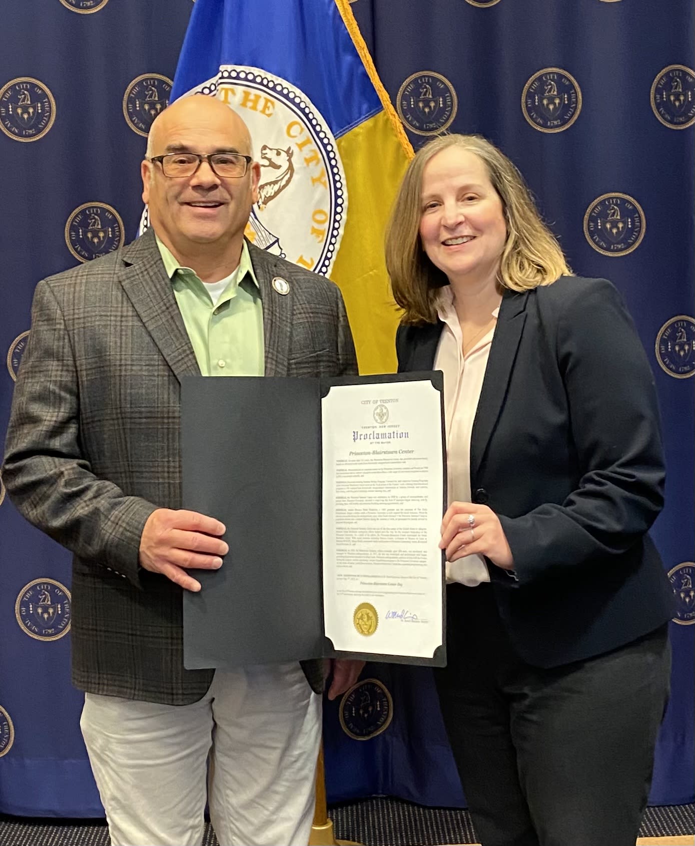 Trenton Mayor Proclaims May 5, 2023, be known as PrincetonBlairstown