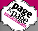 Logo of Page by Page Graphic Design LLC, a Texas-based graphic design company specializing in branding, digital, and print de