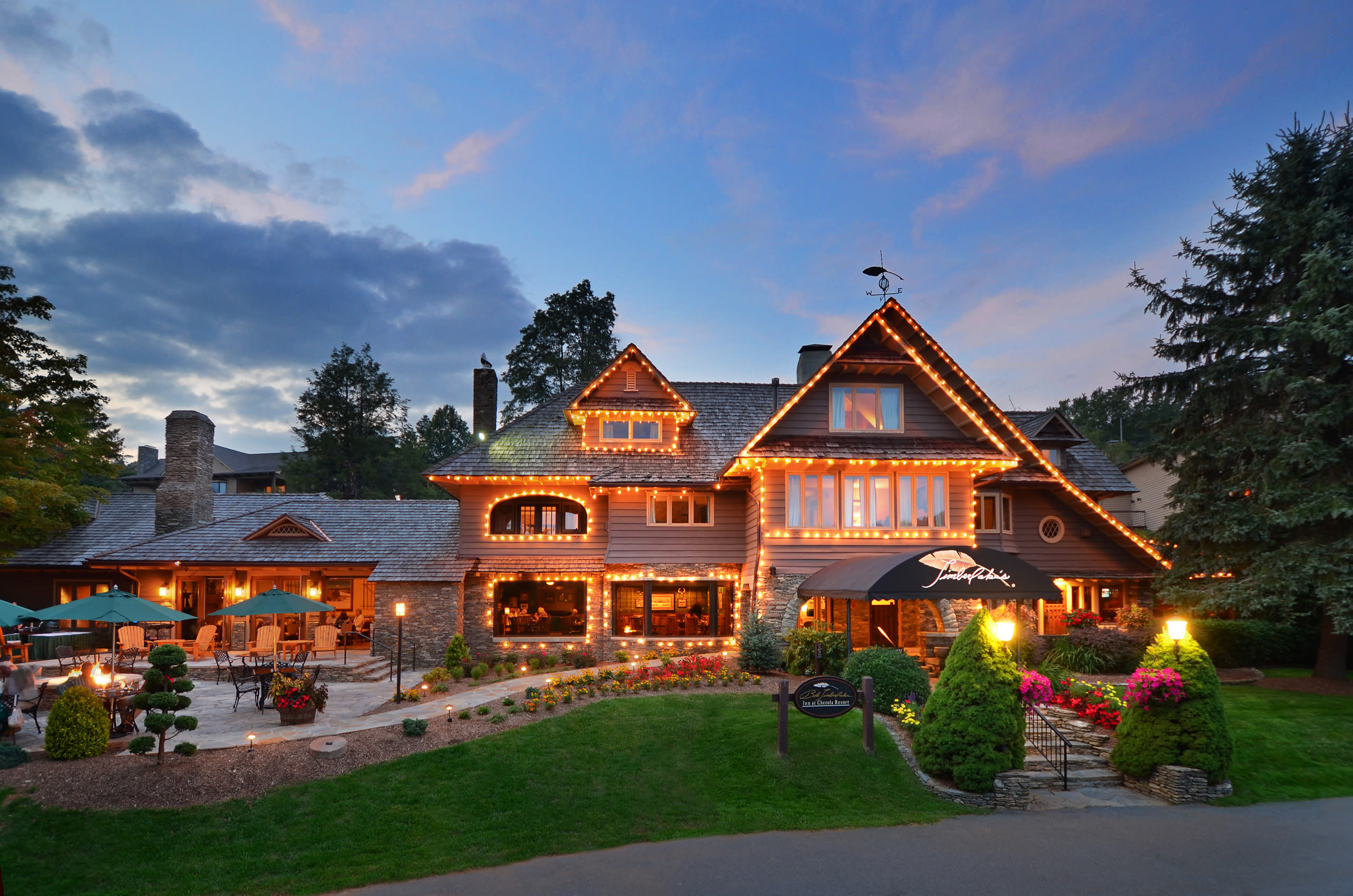 Chetola lodge on the hill