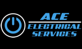 Licensed electrician from Ace Electrical performing electrical diagnostics & installation in a residential setting.