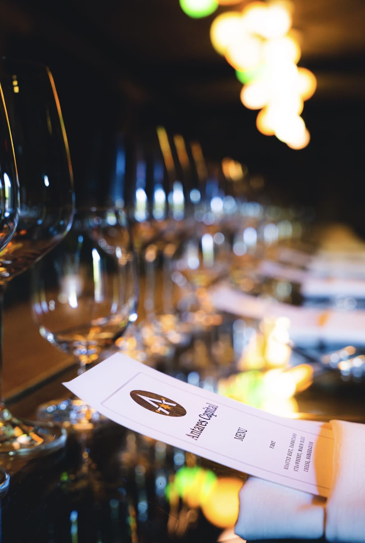 wine dinner with private chef