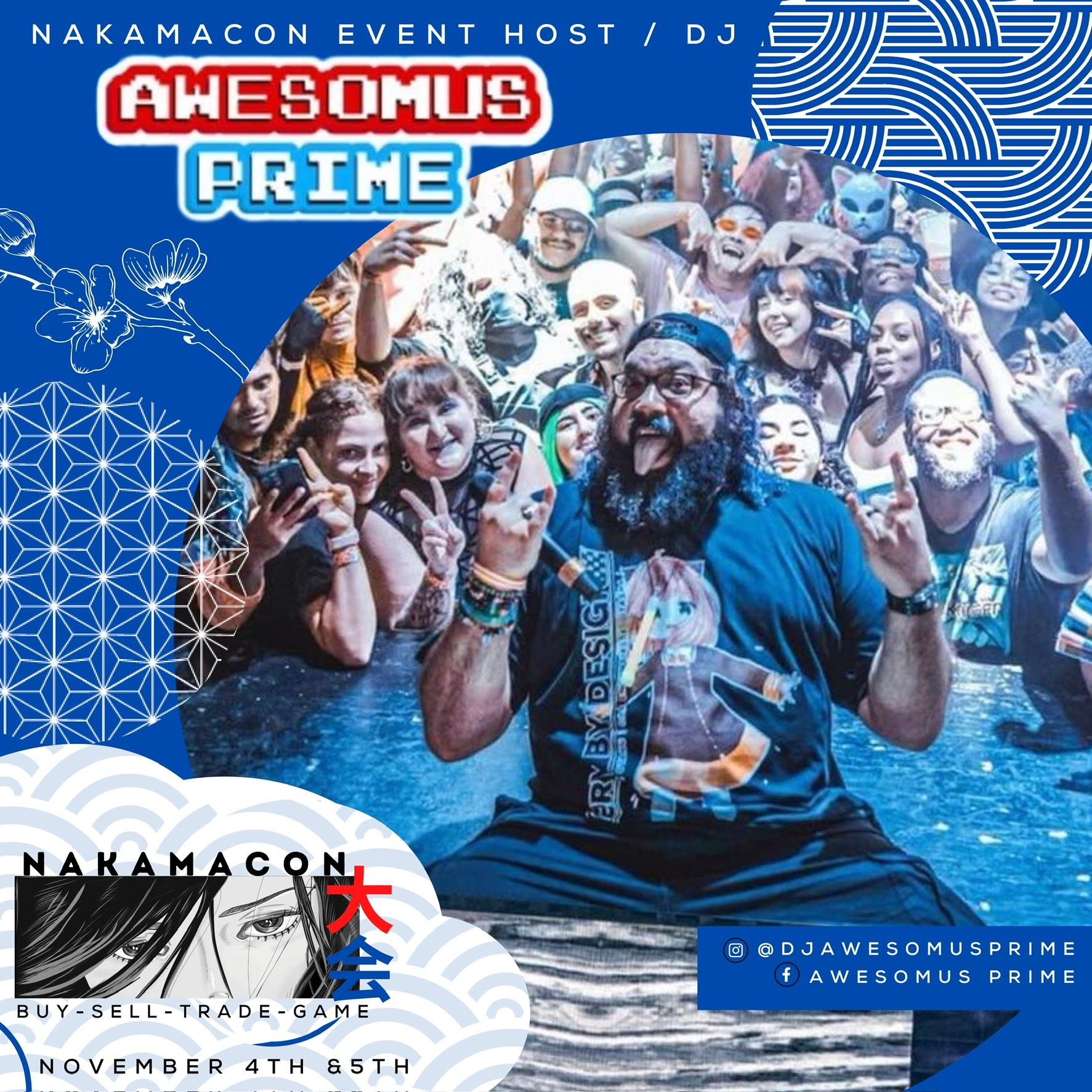 Nakamcon DJ flyer