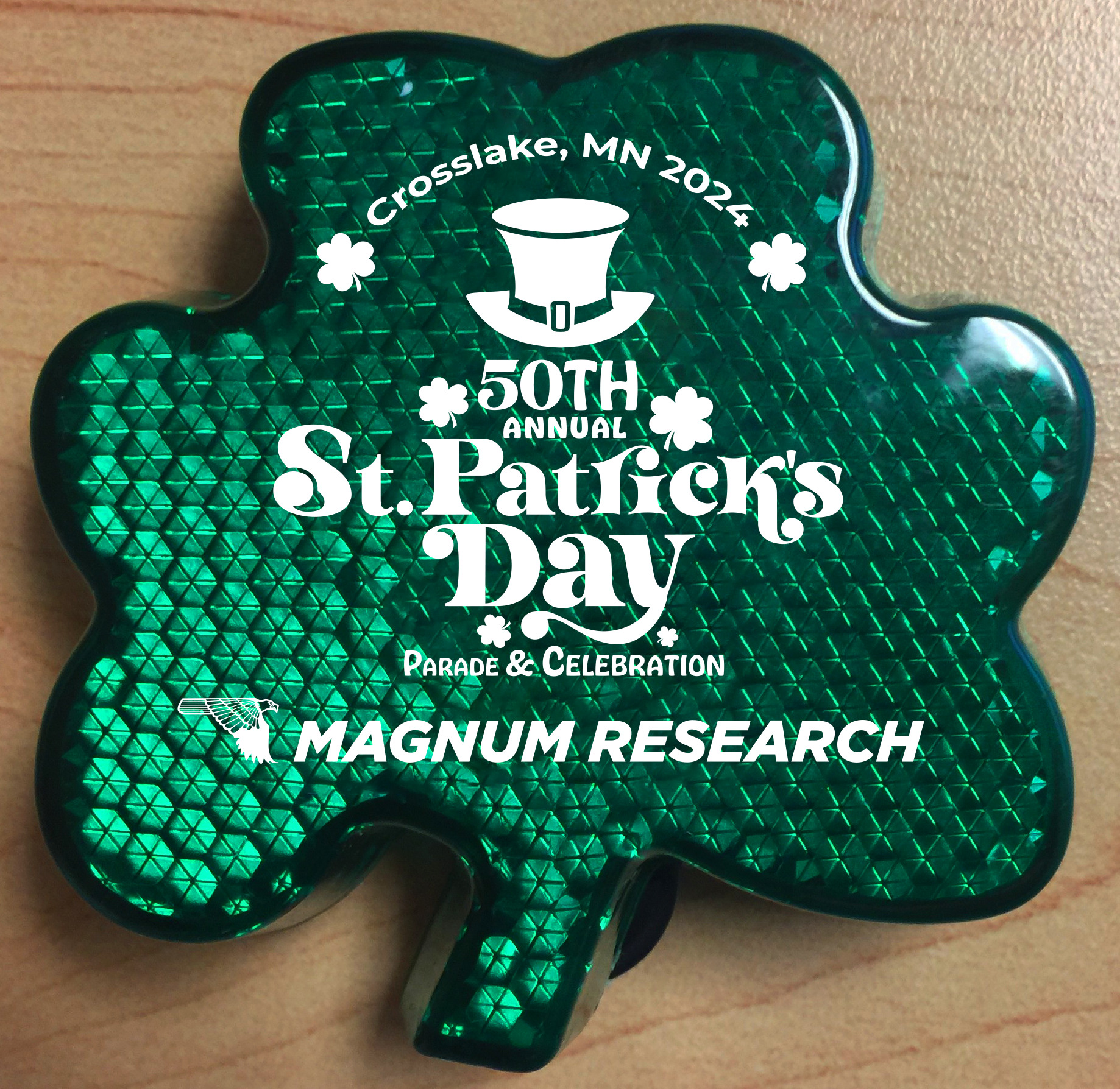 2024 St. Patrick's Day Raffle Drawing Blinky Buttons Area Events