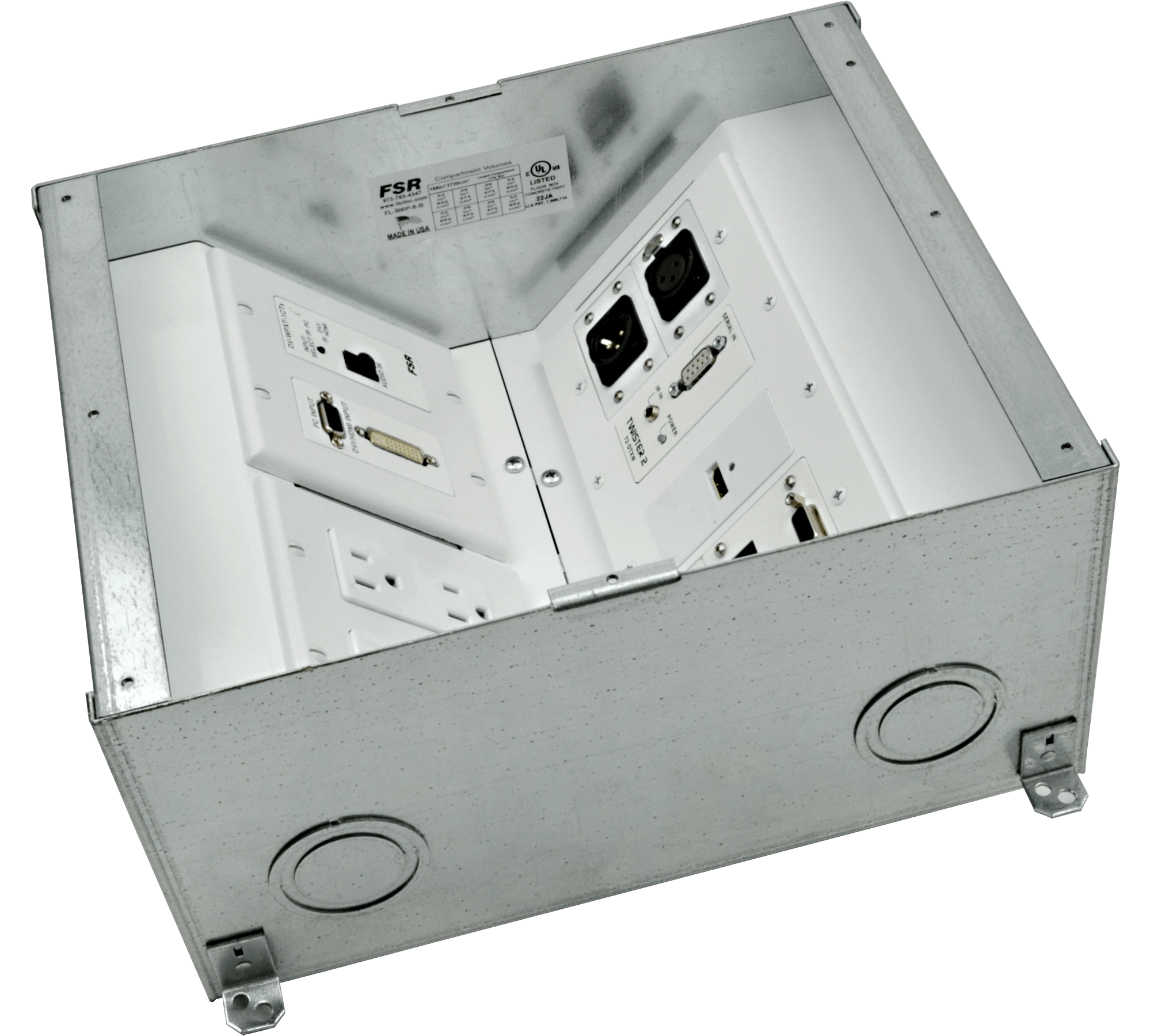 FSR FL 500P Floor Box