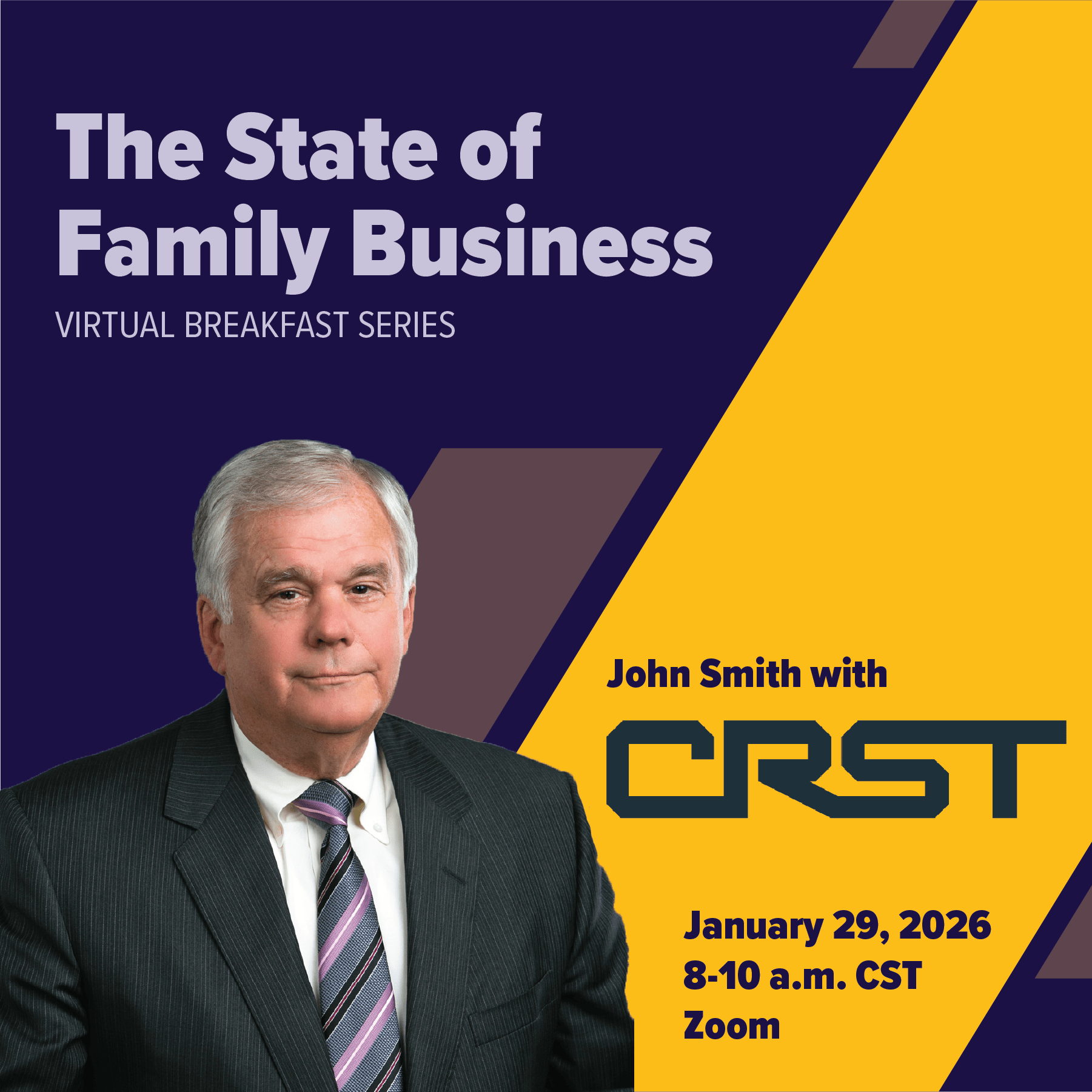 Graphic of John Smith, CRST