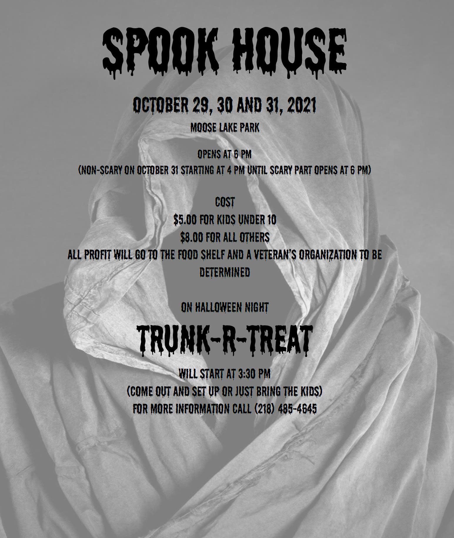 Spook house flyer