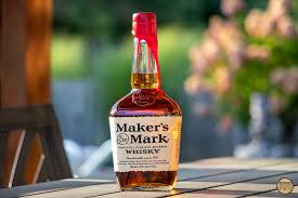 Maker's Mark whiskey bottle