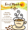 First Monday Coffee- October 4th @ 9AM