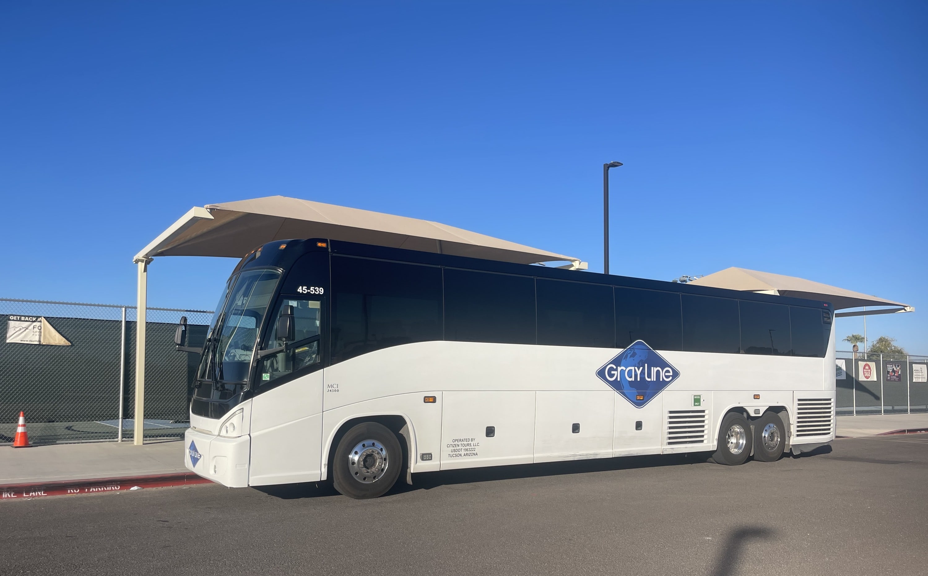 Charter Bus Rental with Gray Line Tours in Tucson