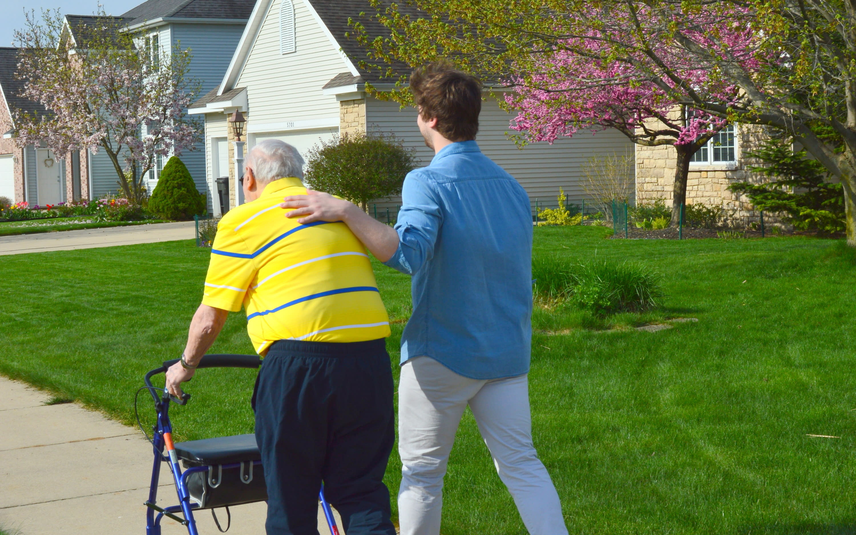 Caregiver and client