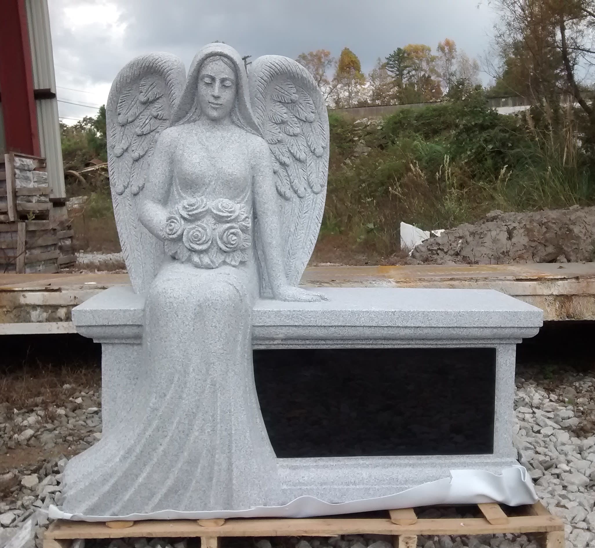 angel bench memorial