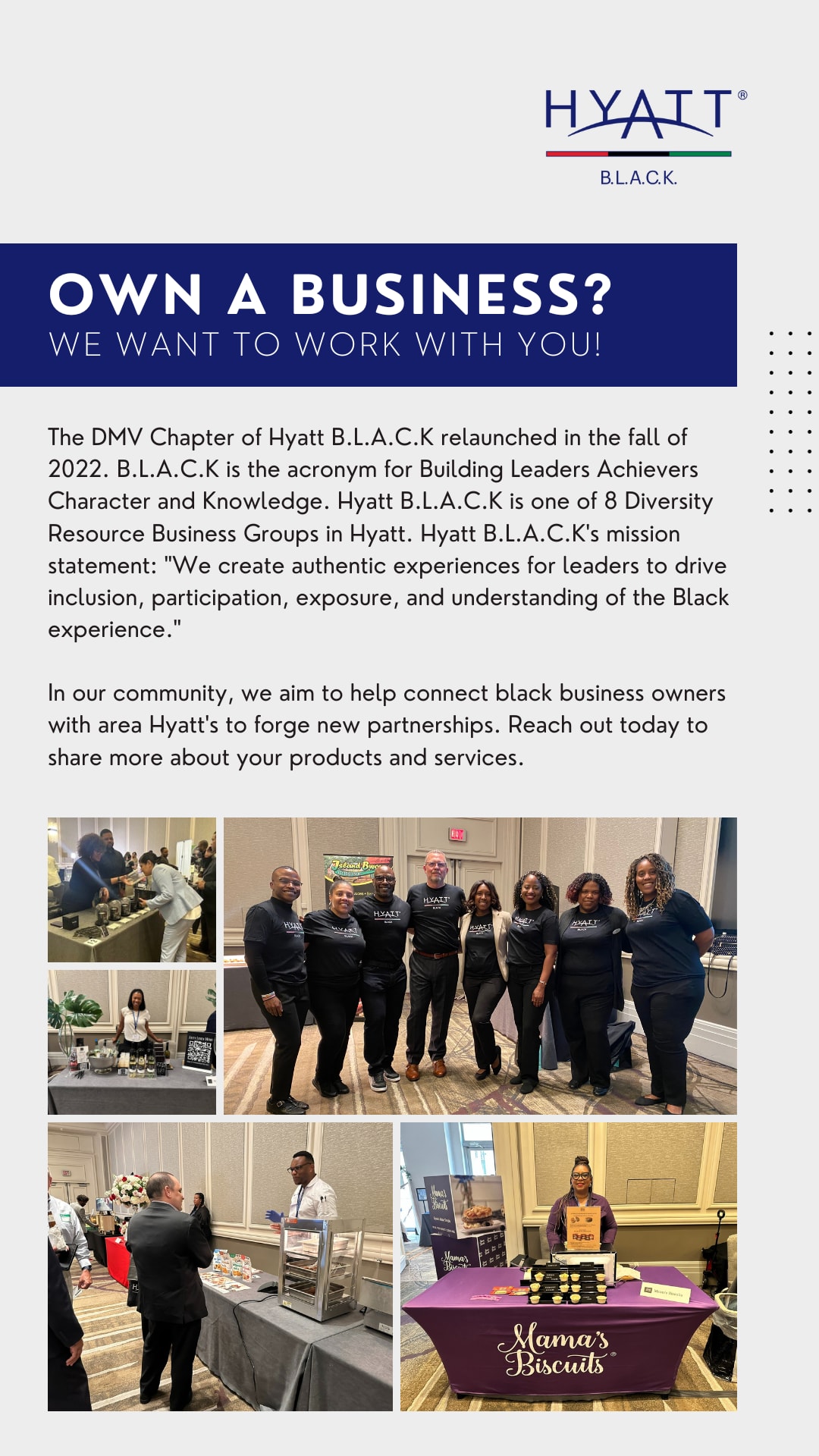 We want to work with you