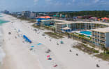 aerial view of Chateau Beachfront Hotel in Panama City Beach
