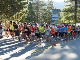 Participants at the Annual run Through the Pines