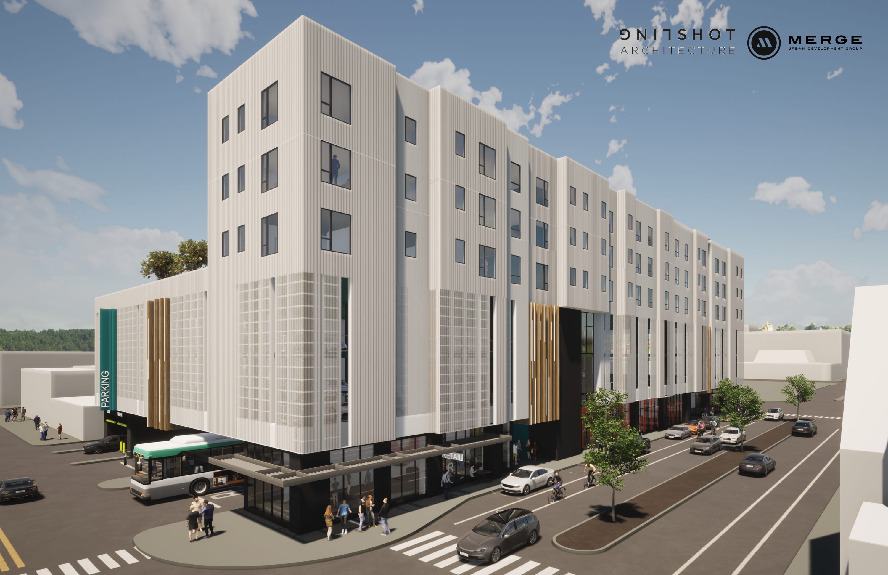 Alto Station Apartments exterior during daytime