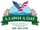 Landscaping logo with phone number