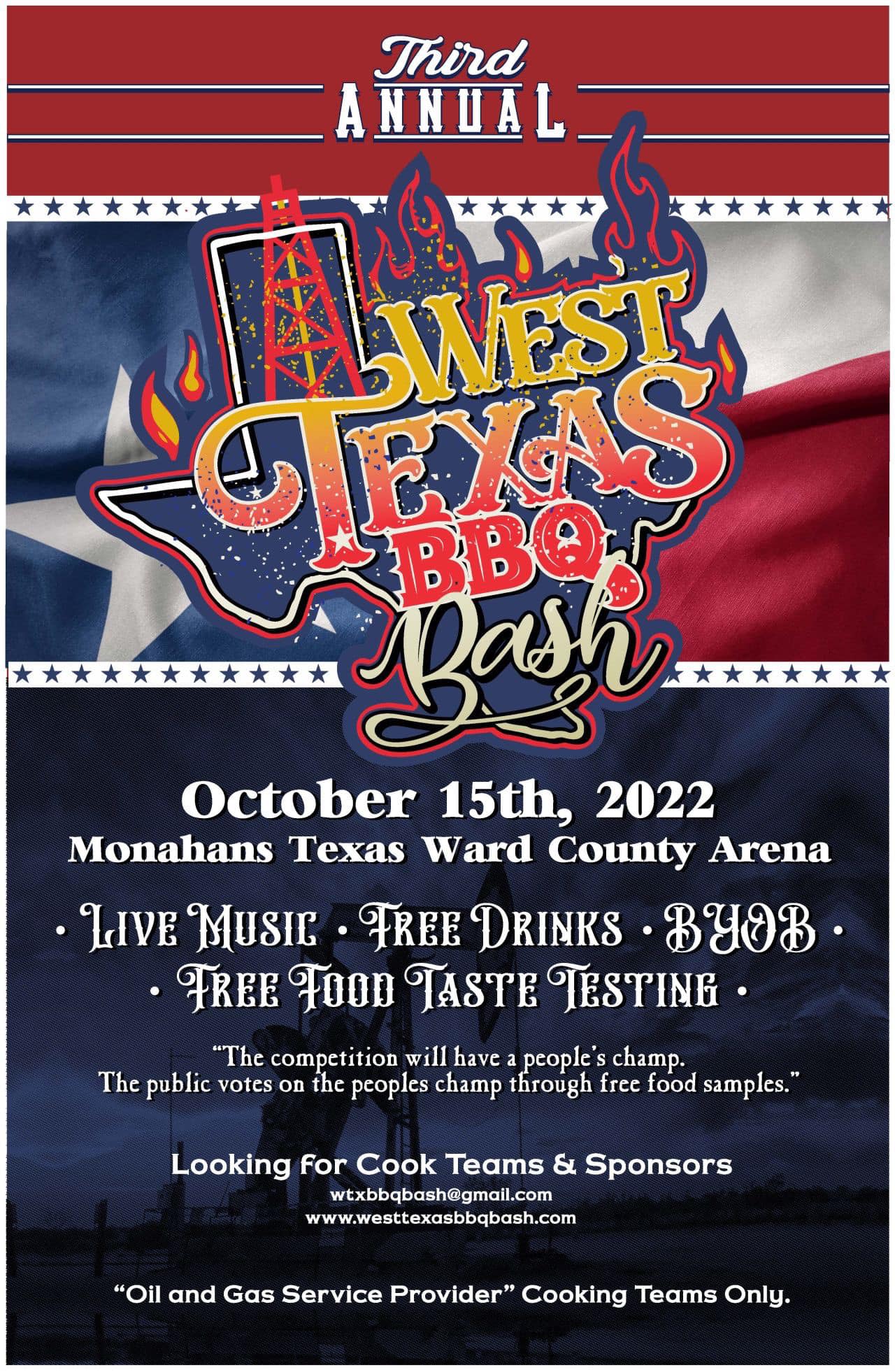 West Texas BBQ Bash -Calendar - Monahans Chamber of Commerce